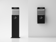 2020 Ergoline Qbl Hand Sanitizer Dispensers Image 01 Small Frittstående Veggmontert